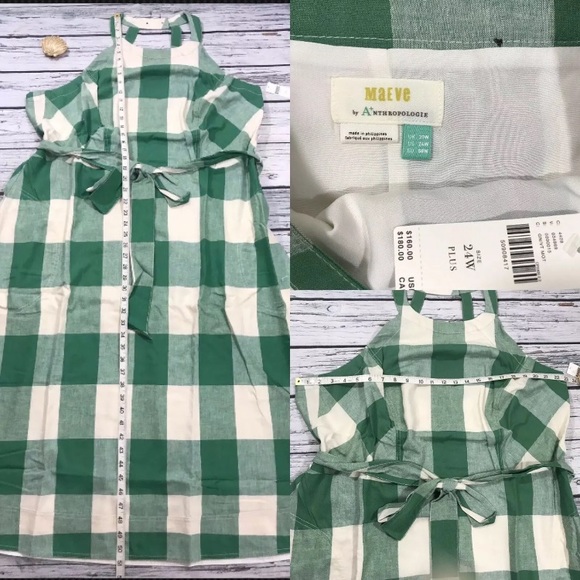 ⚡️SOLD⚡️Anthropologie Gingham Retro Midi Dress - Picture 8 of 8